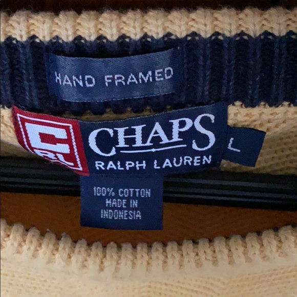 Chaps Ralph Lauren hand frame cotton M - Picture 2 of 3